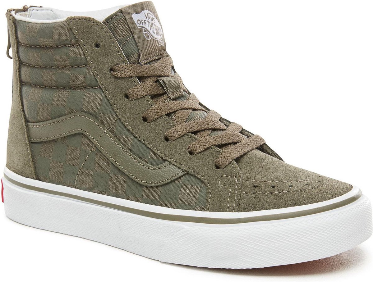 Vans SK8 Hi Sneaker Sneakers - Maat 30 - Unisex - groen/wit | bol.com