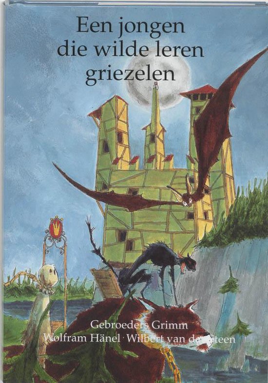 Cover van het boek 'Een jongen die wilde leren griezelen' van W. Hanel