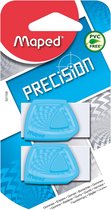 Maped gum Precision blister met 2 stuks