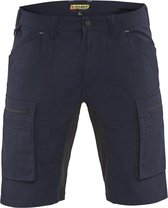 Blaklader Service short stretch 1449-1845 - Donker marineblauw/Zwart - C48