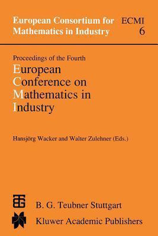 European Consortium for Mathematics in Industry6- Proceeding ... - cover