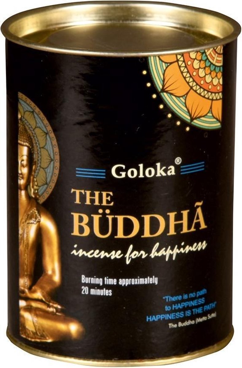 Goloka The Buddha BackFlow wierook Cones (6 x 24 cones)