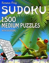 Famous Frog Sudoku 1,500 Medium Puzzles with Solutions