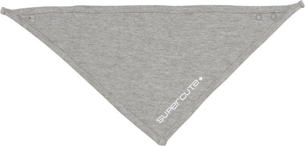 Goedkoopste Supercute Bandana driehoek slab gemêleerd grijs