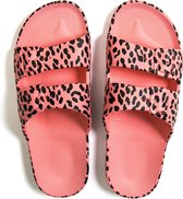 Freedom Moses "Slippers Leo Pink Martini" - Roze met print - 34/35