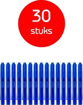 Dragon Darts - edgeglow - darts shafts - 10 sets (30 stuks) - short - blauw - dart shafts - shafts