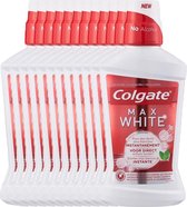 Colgate Max White - Mondwater - 12 x 500ml - Voordeelverpakking