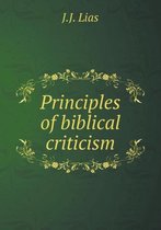 Principles of biblical criticism