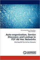 Auto-organization, Service Discovery and Lookup in P2P Ad Hoc Networks