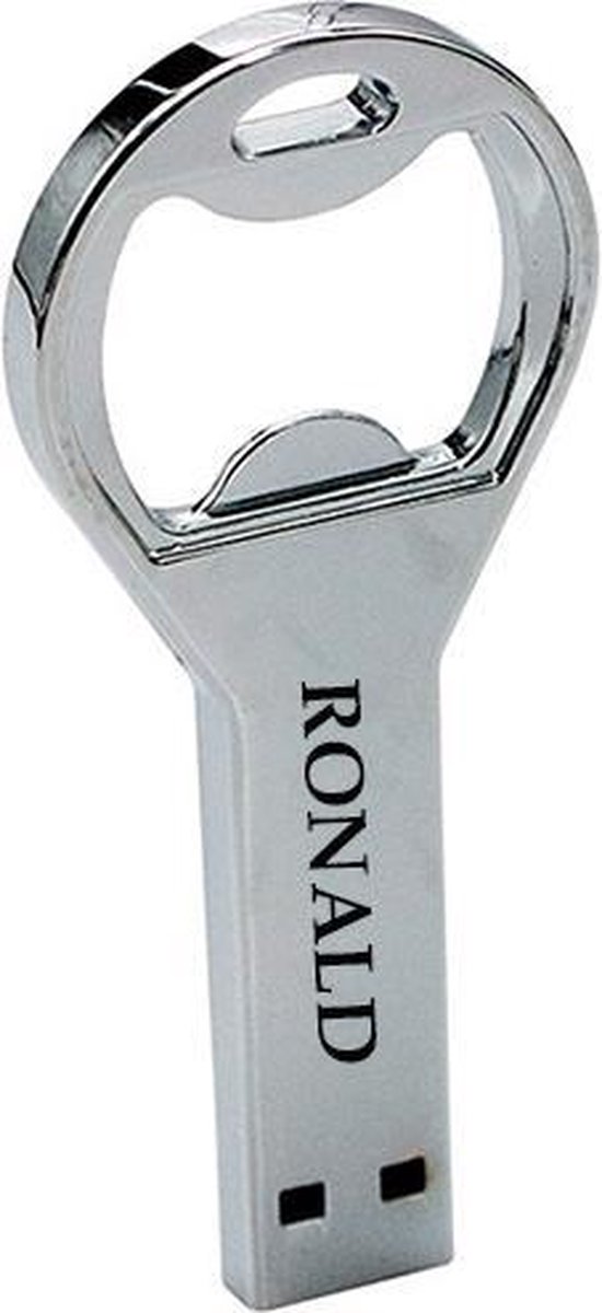 Opener flesopener usb stick met naam 8GB