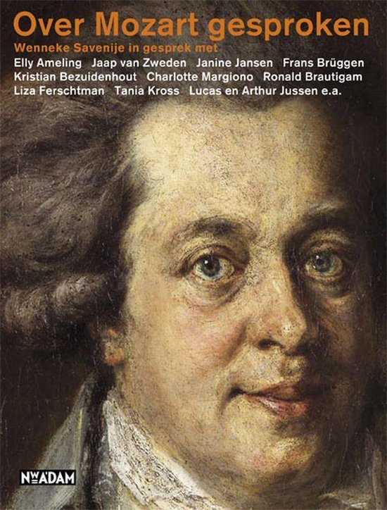 Cover van het boek 'Over Mozart gesproken' van W. Savenije