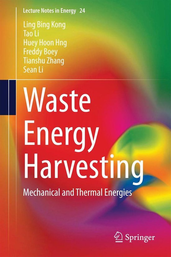 Lecture Notes in Energy 24 - Waste Energy Harvesting - cover