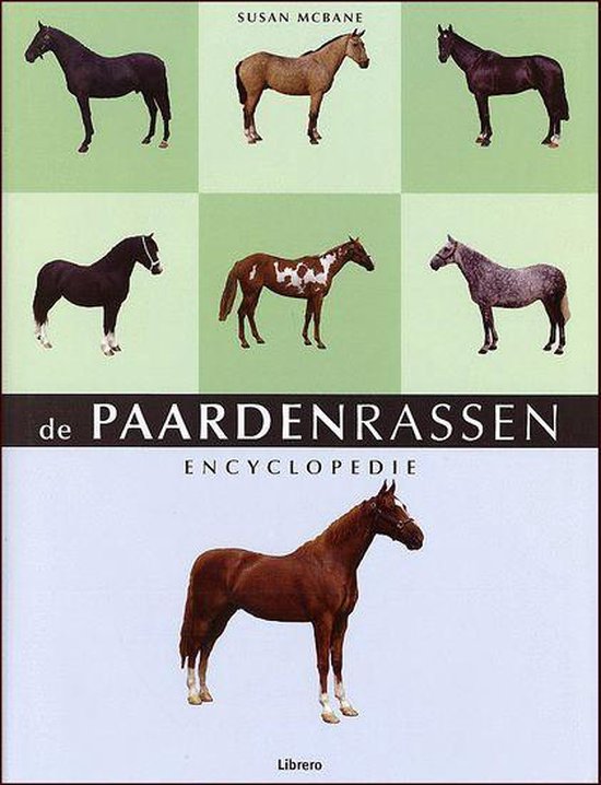 Cover van het boek 'De paardenrassen encyclopedie' van Susan MacBane