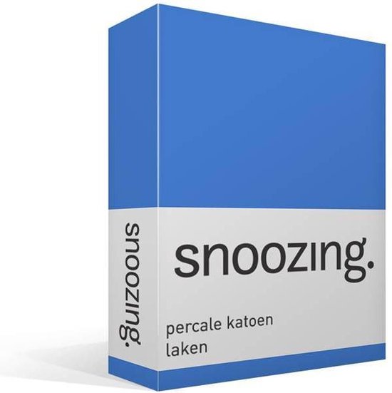 onderwerp Indirect toelage Snoozing - Laken - Lits-jumeaux - Percale katoen - 280x300 cm - Meermin |  bol.com