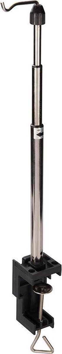 Silverline Telescoop hangsteun verstelbaar 250-550 mm roterende haak 65 mm kaakcapaciteit