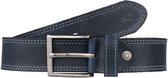 Camel Active Leren Riem 103 lengte 110/115cm blue