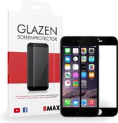 BMAX iPhone 6 / 6S Glazen Screenprotector Full Cover (Zwart) | Dekt het volledige scherm! | Beschermglas | Tempered Glass