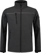 Tricorp Softshell Luxe Kids 402016 - Donkergrijs - Maat 164