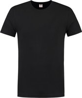 Tricorp T-shirt fitted - Casual - 101004 - Zwart - maat XL