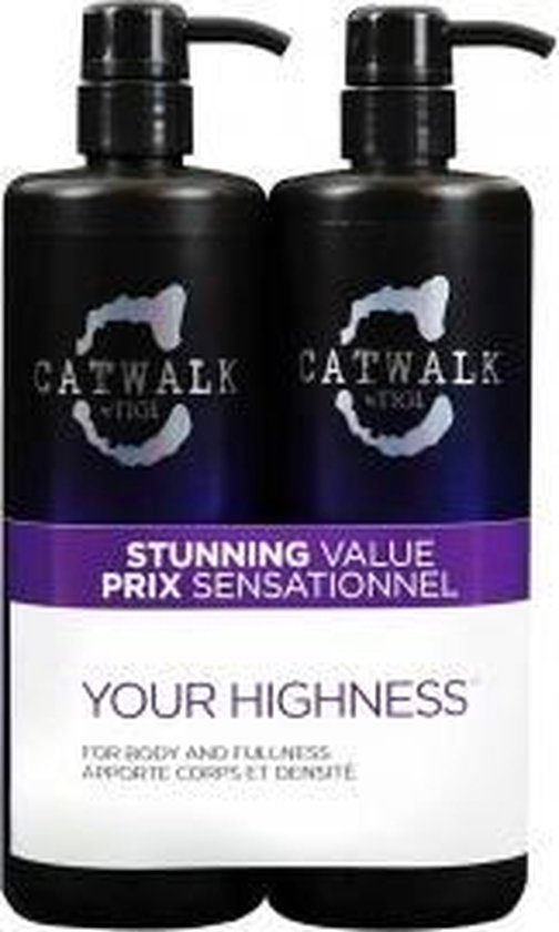 bol.com | Tigi Catwalk Your Highness shampoo 750ml + conditioner 750ml Tween