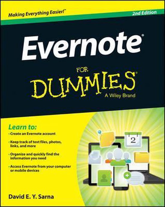 Evernote For Dummies 2Nd Edition - cover