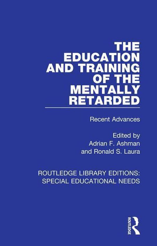 Routledge Library Editions: Special Educational Needs - The  ... - cover