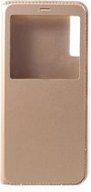 Shop4 - Samsung Galaxy A7 (2018) Hoesje - Window View Case Goud