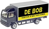 Leuk kado met naam - model vrachtwagen type de bob - zwart