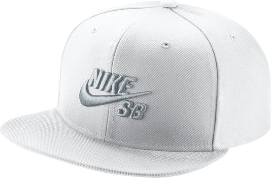 Nike SB Icon Pro 628683-100, Heren, Wit, pet SNAPBACK | bol.com