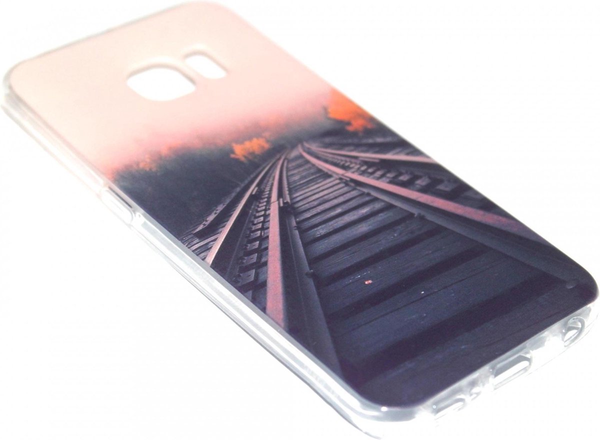 Treinspoor hoesje Geschikt voor Samsung Galaxy S6 Edge