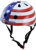 Kiddimoto - Fiets/Skate helm - USA Flag - Maat M - 53-58cm