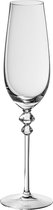 Rogaska 1665 - BIG ROCK Kristal Champagneglas - Set van 2