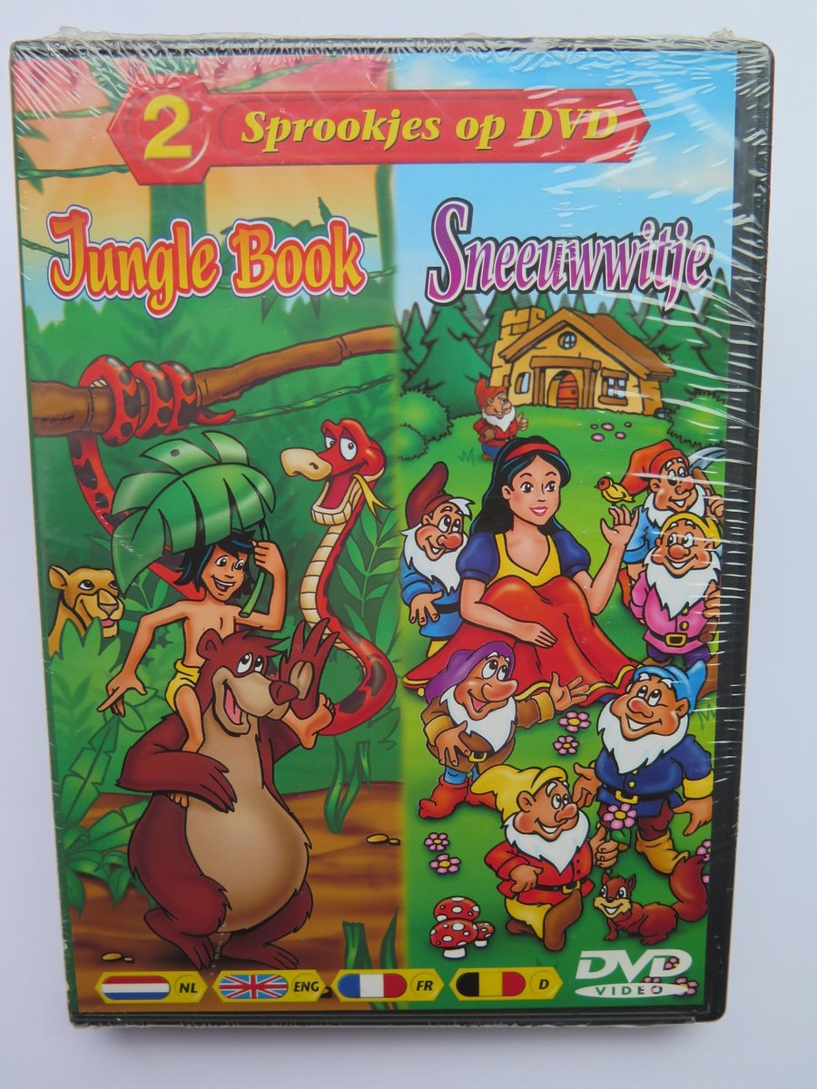 Jungle Book & Sneeuwwitje - 2 sprookjes op DVD