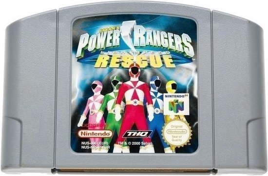 Power Rangers Lightspeed Rescue Nintendo 64 N64 Game PAL
