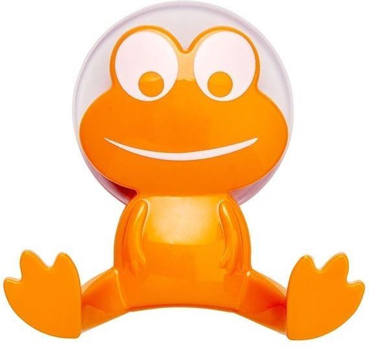 Handdoekhaak Wenko Frog Zuignap Polystyreen Oranje