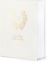 Gastenboek Our Wedding, 20x24.5cm, licht grijs, 22 pagina's