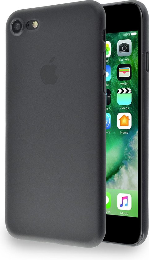 Azuri ultra dun hoesje - Voor Apple iPhone 7/8 - Zwart | bol.com