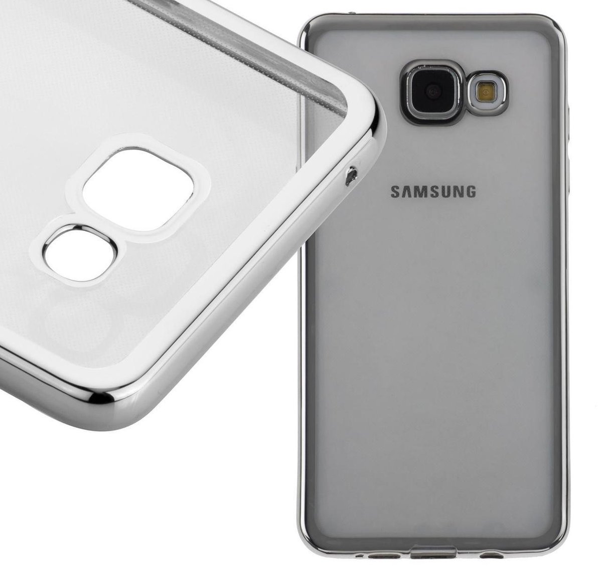 Zilver tpu case voor Samsung Galaxy A5 (2016) cover