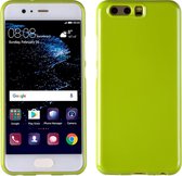 MP Case Huawei P10 / P10 Dual Siliconen Hoesje TPU Groen Back Cover voor Huawei P10 / P10 Dual Back Case