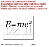 La théorie de la relativité d'EINSTEIN