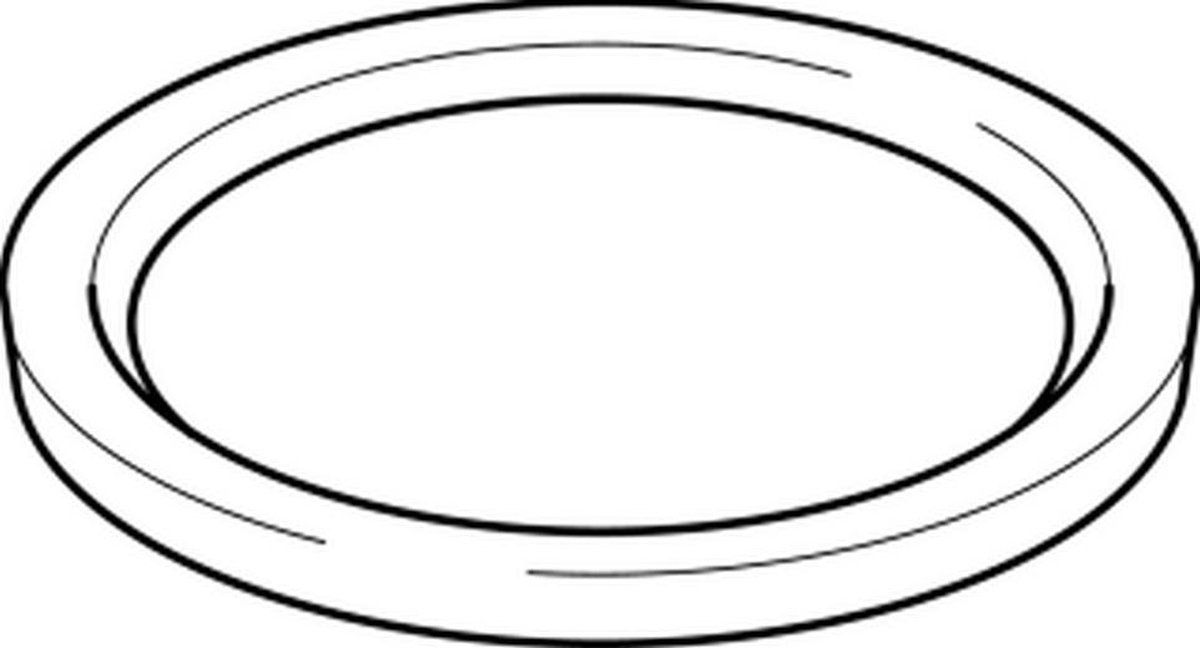 Geberit rubber O-ring afdicht, EPDM, zwart, inw diam 50mm