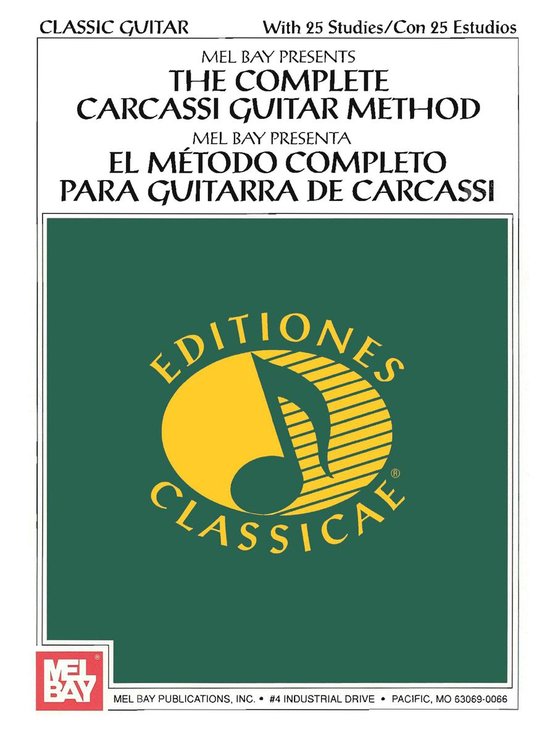 The Complete Carcassi Guitar Method/El método completo para ... - cover