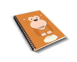 Ollie & Tigger kinderopvang dagboek, gastouder kinderdagverblijf dagboekje  Aap - baby - peuter - oppasboekje - opvangboekje - invulboek - ringband