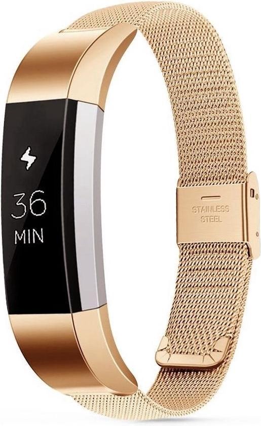 Fitbit Alta Milanees armband Retro Gold