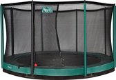 Trampoline Etan Inground Premium Gold Combi set - Ø335 cm - inc. Veiligheidsnet - Groen - Rond