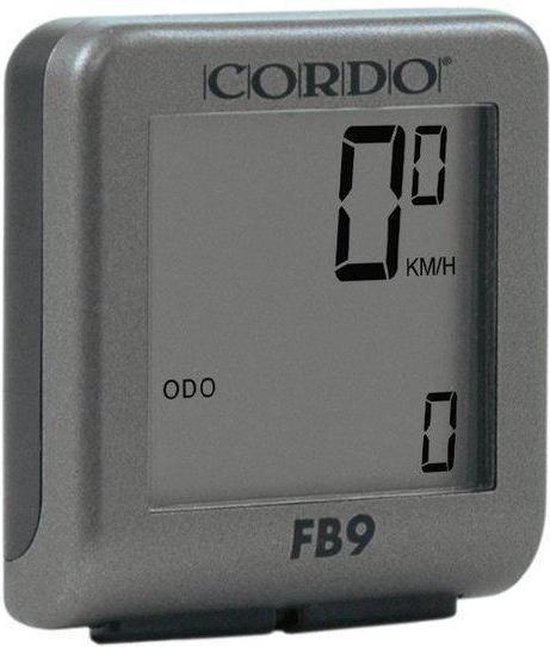 Cordo FB9 - Fietscomputer - Bedraad - 9 functies - Zilver | bol.com