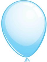 Topballon babyblauw (Ã˜91cm, 6st)