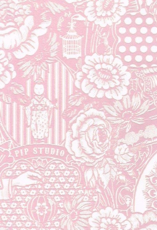 Verwonderend bol.com | Eijffinger PIP studio behang Flock licht roze XG-83