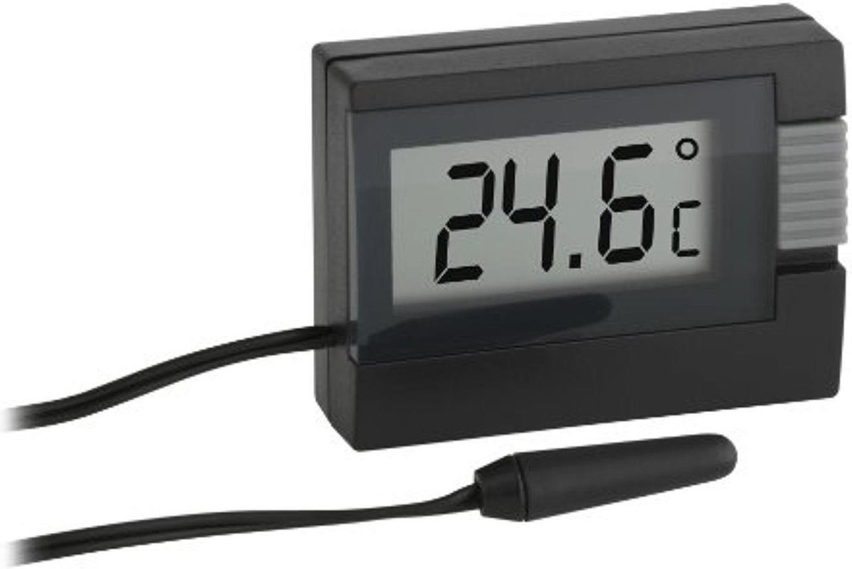 Thermomètre intérieur à écran LCD blanc - OTIO - Mr.Bricolage