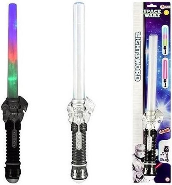 Speelgoed laserzwaard glitter lichtgevend 53 cm | bol.com